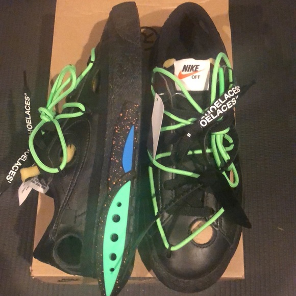 (Final Drop 6/4/22) Off-White x Blazer Lows Size 7.5 New w/tags & OG Zip Tie - Picture 10 of 14